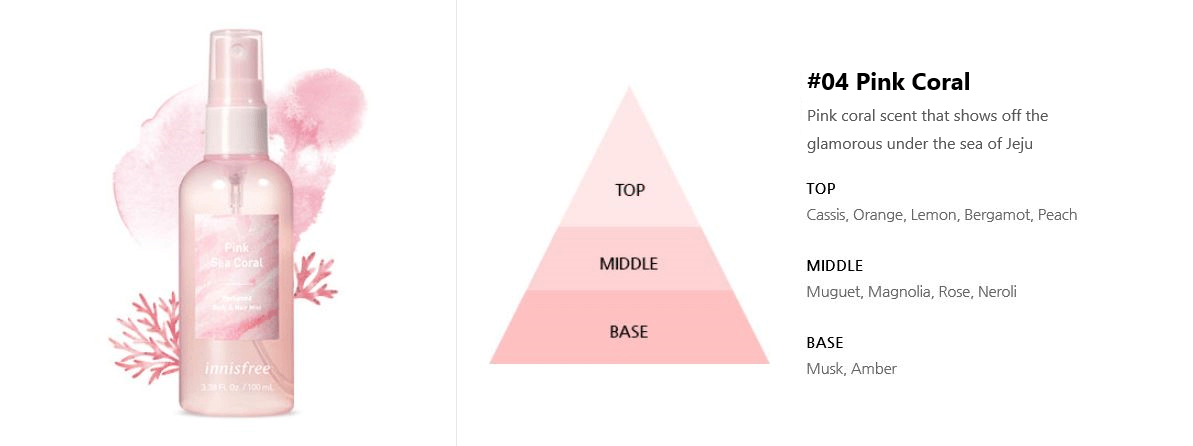 innisfree Pink Sea Coral Perfumed Body & Hair Mist, น้ำหอม innisfree ,innisfree น้ำหอม ,innisfree Pink Sea Coral Perfumed Body & Hair Mist รีวิว ,innisfree Pink Sea Coral Perfumed Body & Hair Mist ราคา ,innisfree Pink Sea Coral ,innisfree pink sea coral หอมมั้ย ,