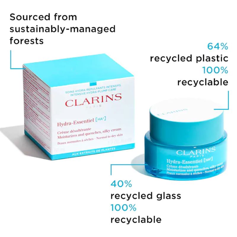 CLARINS Hydra-Essentiel [HA²] Silky Cream (Normal to Dry skin), CLARINS ,CLARINS Silky Cream, clarins hydra, ผลิตภัณฑ์บำรุงผิวหน้าคลาแรงส์,คลาแรงส์ ,clarins hydra-essentiel รีวิว,clarins hydra essentiel วิธีใช้